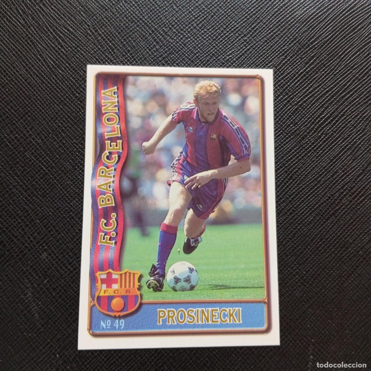 Cromos de F&uacute;tbol: 49 PROSINECKI BARCELONA MUNDICROMO 1996 1997 CROMO FUTBOL LIGA 96 97 - A207 PG87