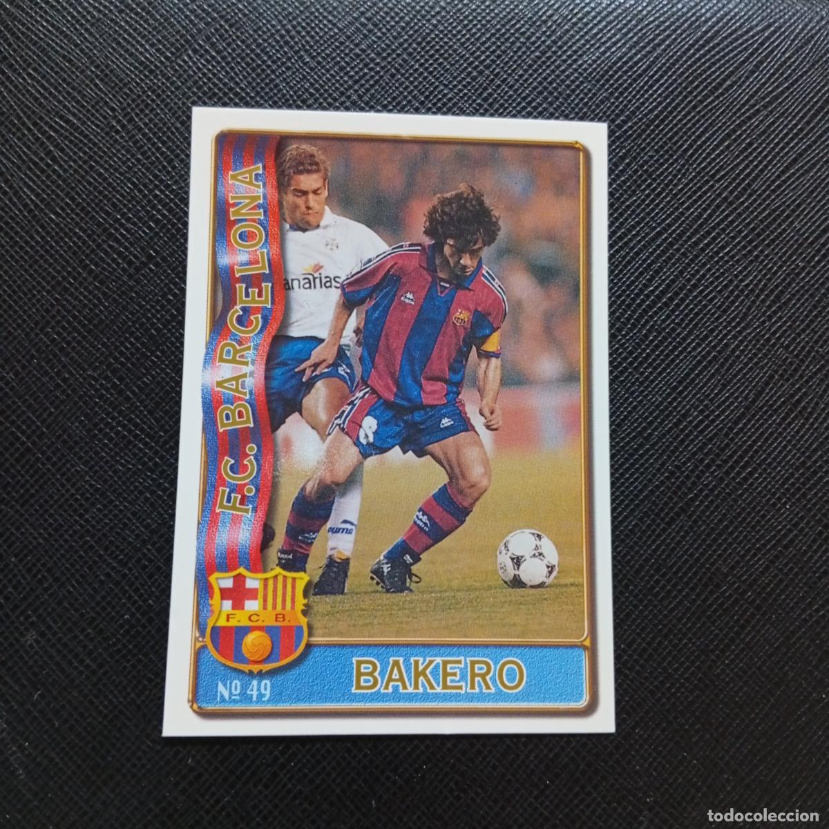 Cromos de F&uacute;tbol: 49 BAKERO BARCELONA MUNDICROMO 1996 1997 CROMO FUTBOL LIGA 96 97 - A207 PG92