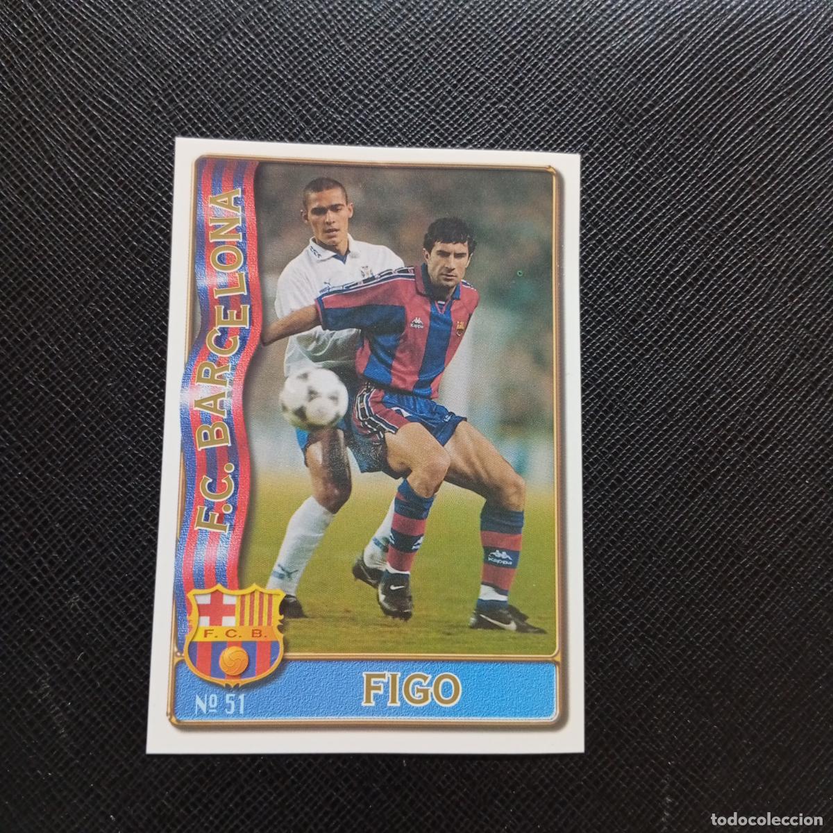 Cromos de F&uacute;tbol: 51 FIGO BARCELONA MUNDICROMO 1996 1997 CROMO FUTBOL LIGA 96 97 - A207 PG92