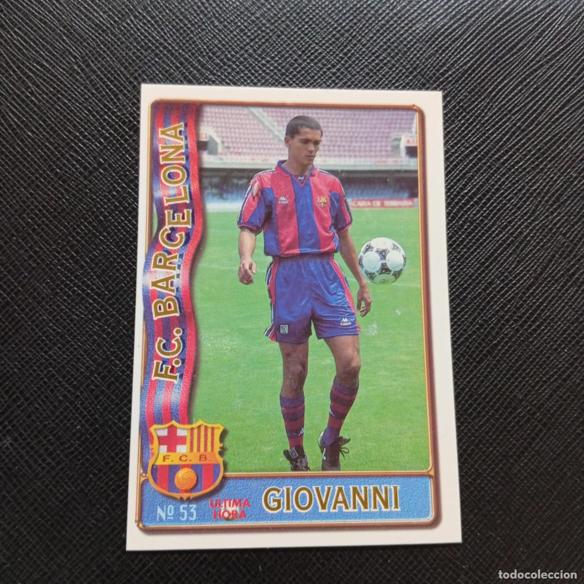 Fu&szlig;ball-Sticker: 53 GIOVANNI BARCELONA MUNDICROMO 1996 1997 CROMO FUTBOL LIGA 96 97 - A207 PG92 ULTIAMA HORA