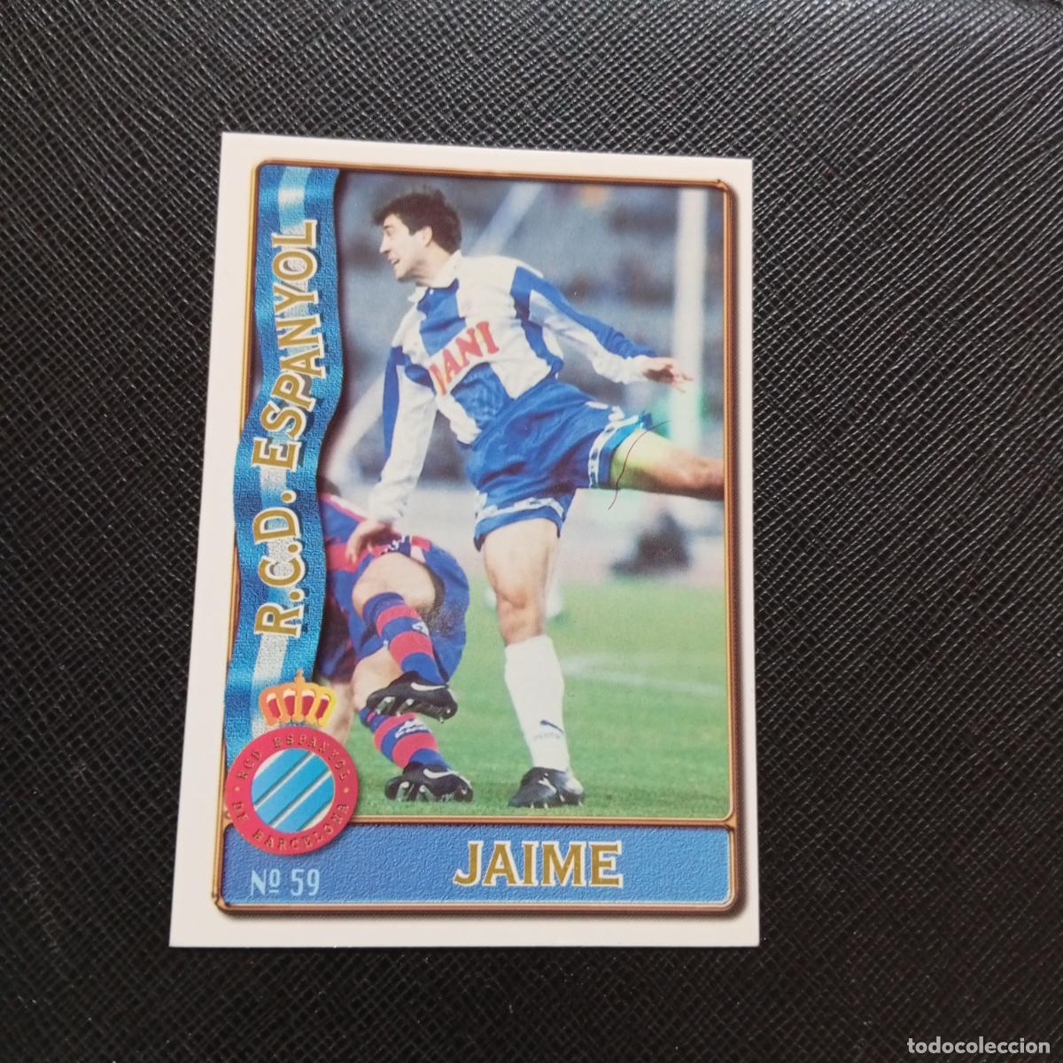 Fu&szlig;ball-Sticker: 59 JAIME ESPA&Ntilde;OL MUNDICROMO 1996 1997 CROMO FUTBOL LIGA 96 97 - A207 PG98