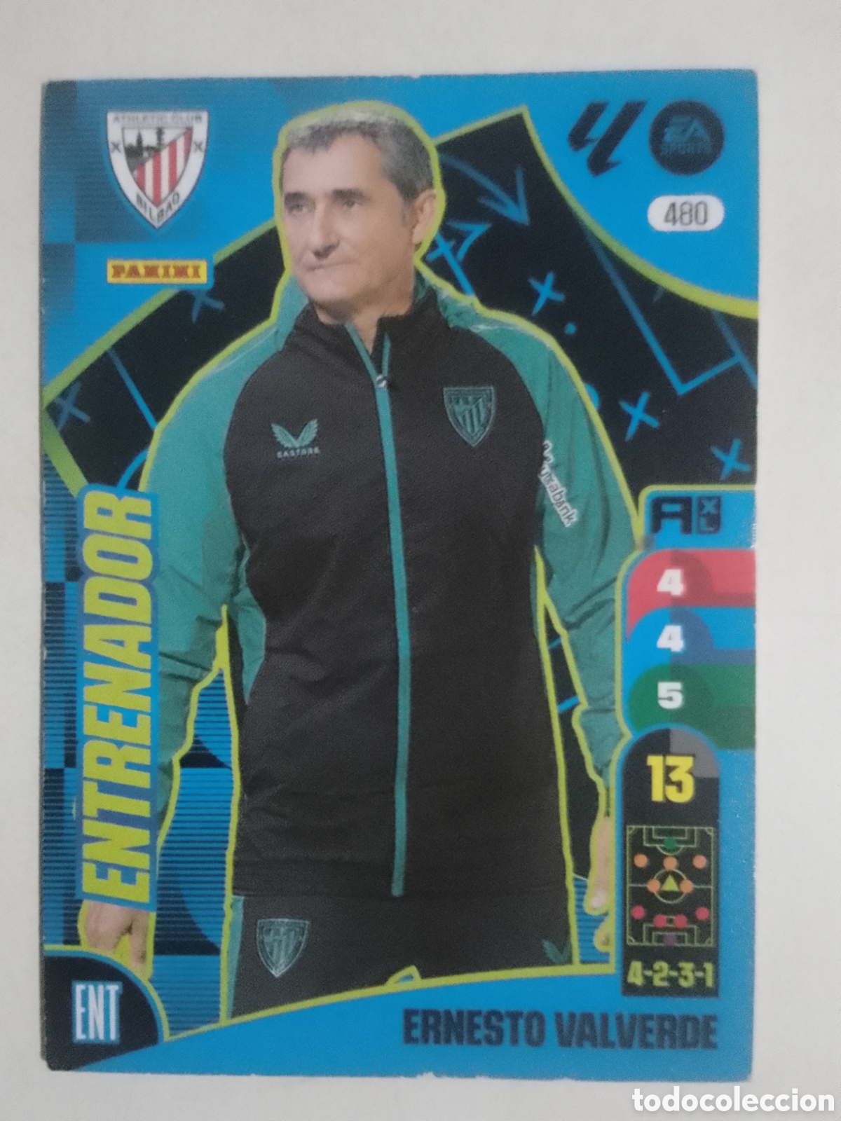 Fu&szlig;ball-Sticker: Adrenalyn XL 2024-25 n&deg; 480 Ernesto Valverde &bull; Athletic Club.