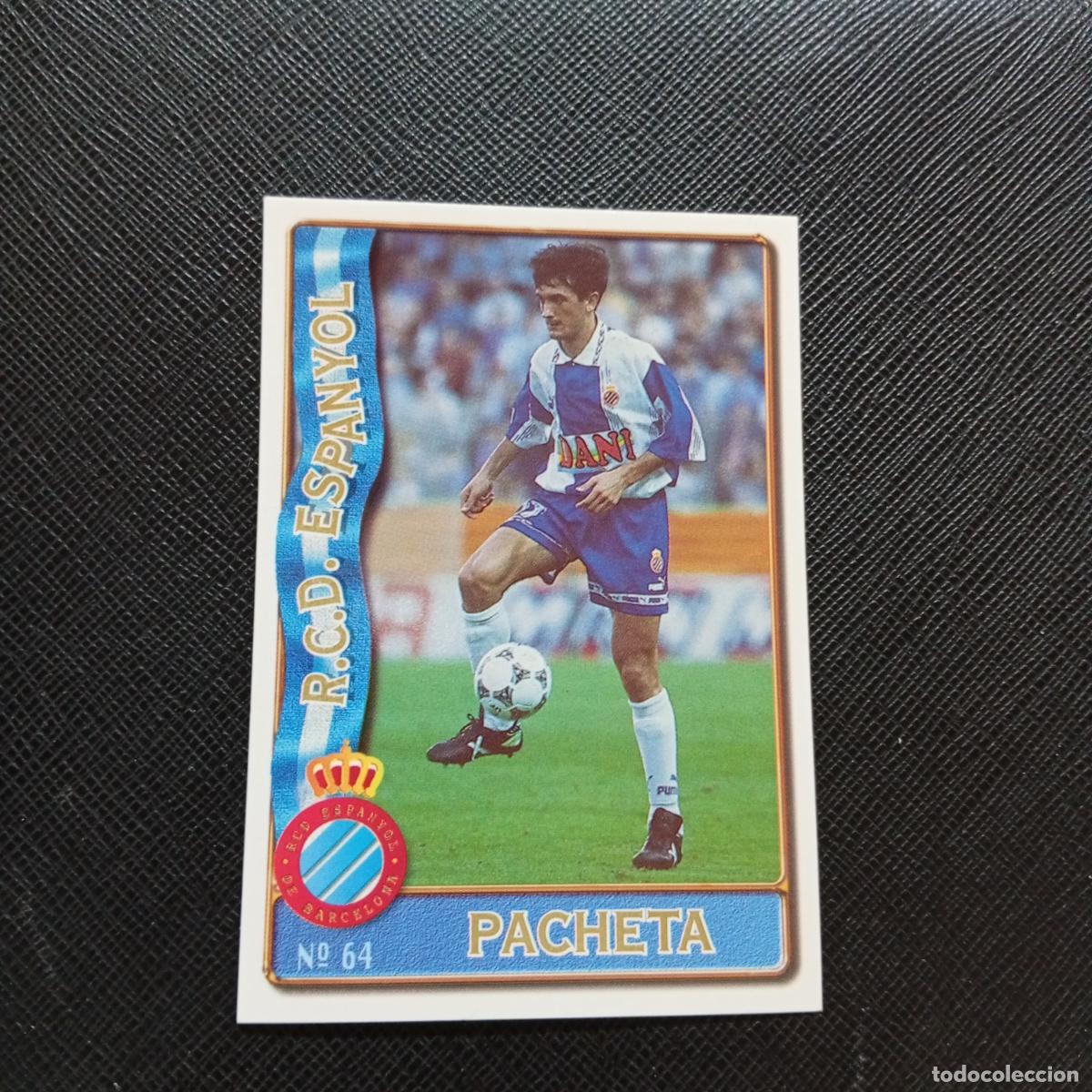 Football Stickers: 64 PACHETA ESPA&Ntilde;OL MUNDICROMO 1996 1997 CROMO FUTBOL LIGA 96 97 - A207 PG105