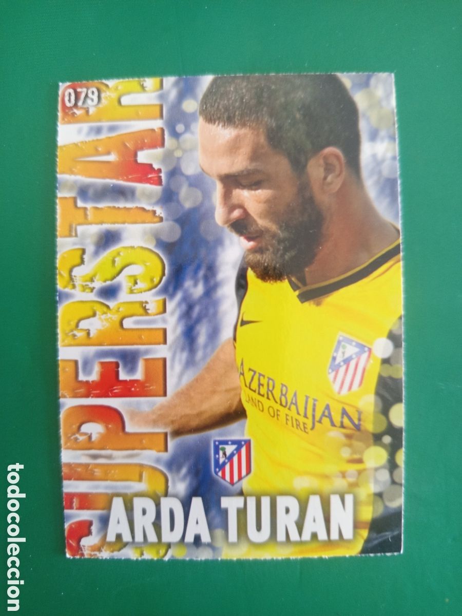 Football Stickers: ❇️ CROMO ⚽ ARDA TURAN ATL&Eacute;TICO DE MADRID 79 SUPERSTAR FICHAS LIGA QUIZ 2014 13 14 2013 MUNDICROMO ❇️