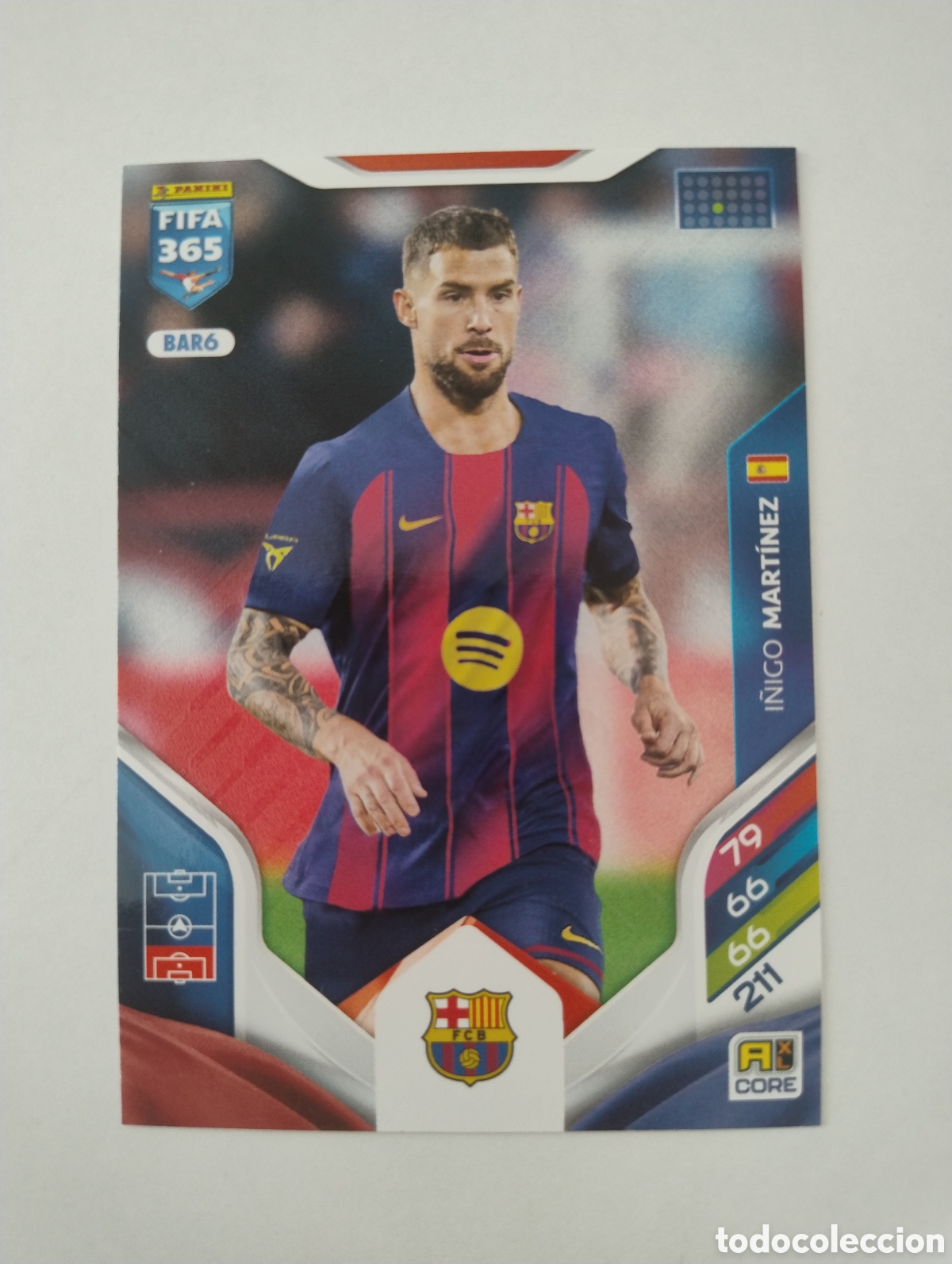 Cromos de Futebol: BAR 6 - &Iacute;&ntilde;igo Mart&iacute;nez - Barcelona - Adrenalyn XL FIFA 365 2026