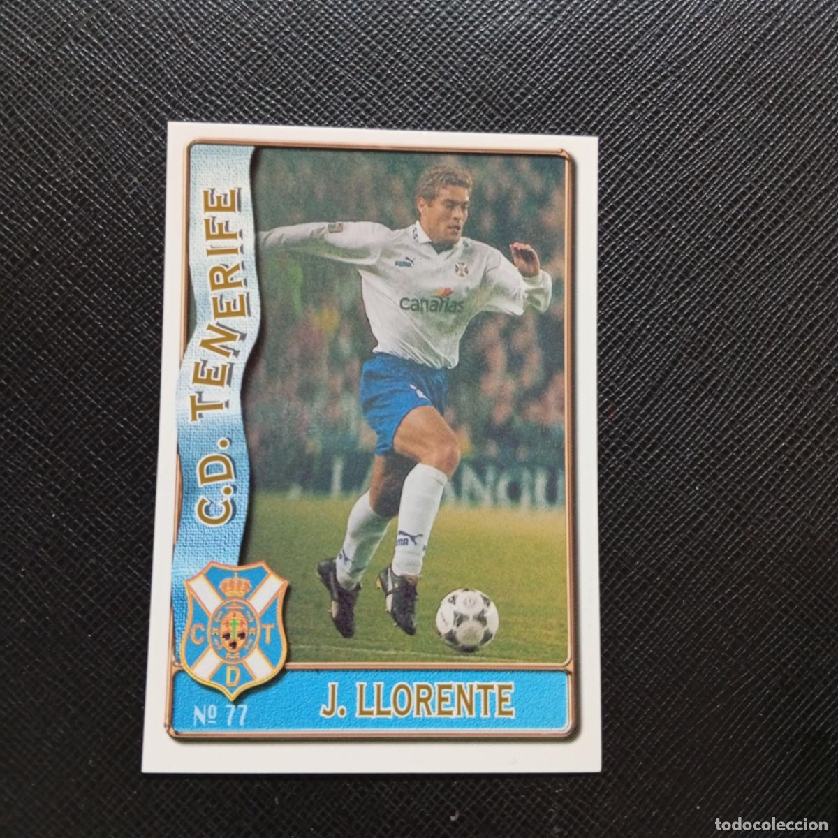 Cromos de F&uacute;tbol: 77 J LLORENTE TENERIFE MUNDICROMO 1996 1997 CROMO FUTBOL LIGA 96 97 - A207 PG116