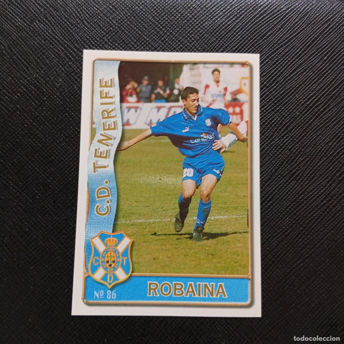 Fu&szlig;ball-Sticker: 86 ROBAINA TENERIFE MUNDICROMO 1996 1997 CROMO FUTBOL LIGA 96 97 - A207 PG127