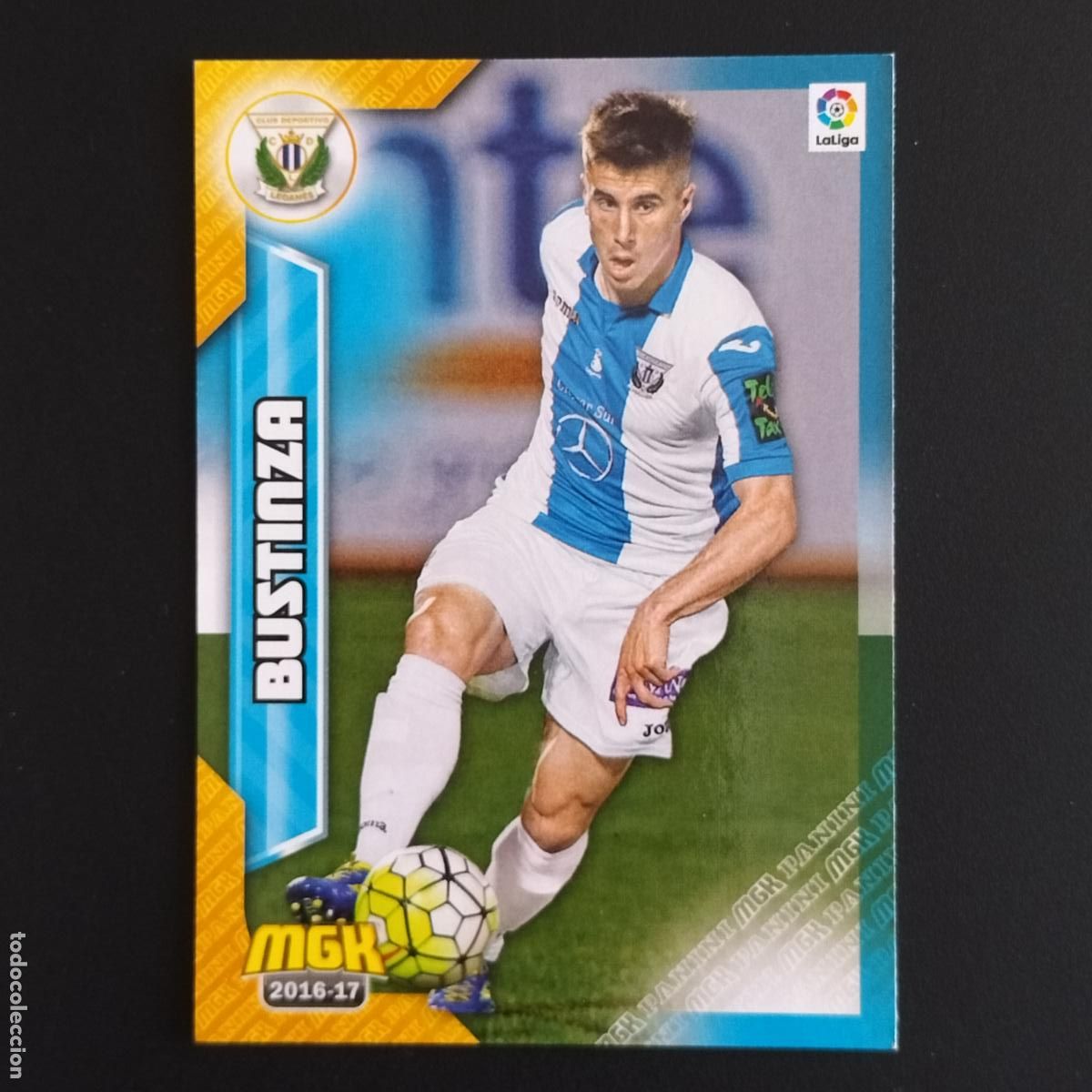 Fu&szlig;ball-Sticker: MGK 303 BUSTINZA DEPORTIVO LEGANES CROMOS ALBUM MEGACRACKS LIGA FUTBOL 2016 2017 16 17