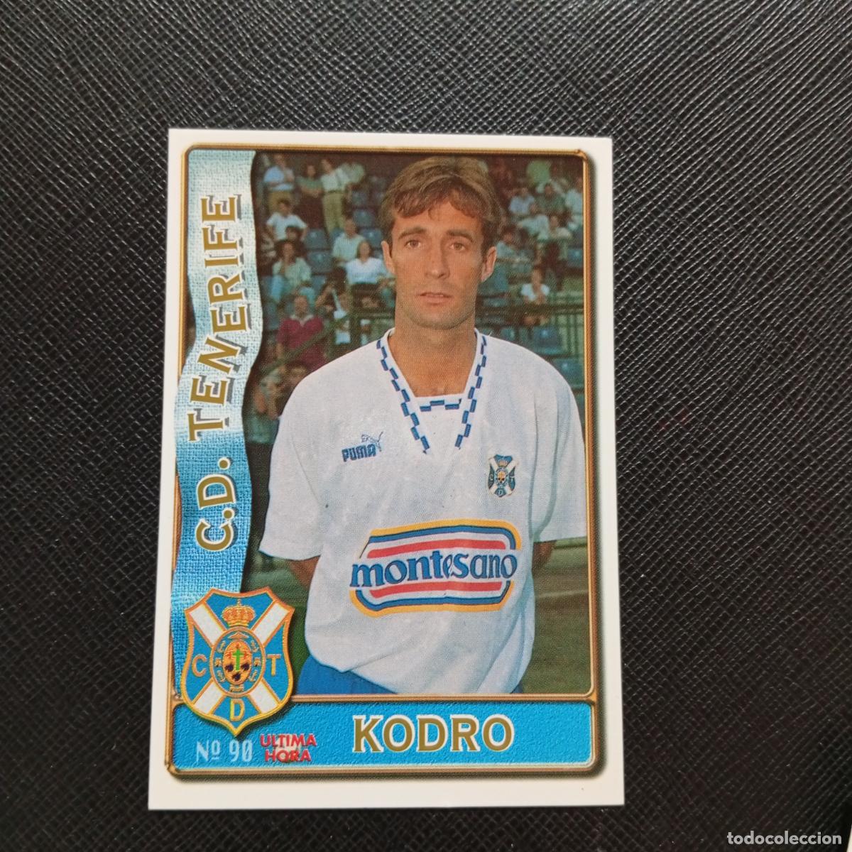 Fu&szlig;ball-Sticker: 90 KODRO TENERIFE MUNDICROMO 1996 1997 CROMO FUTBOL LIGA 96 97 - A207 PG133 ULTIMA HORA
