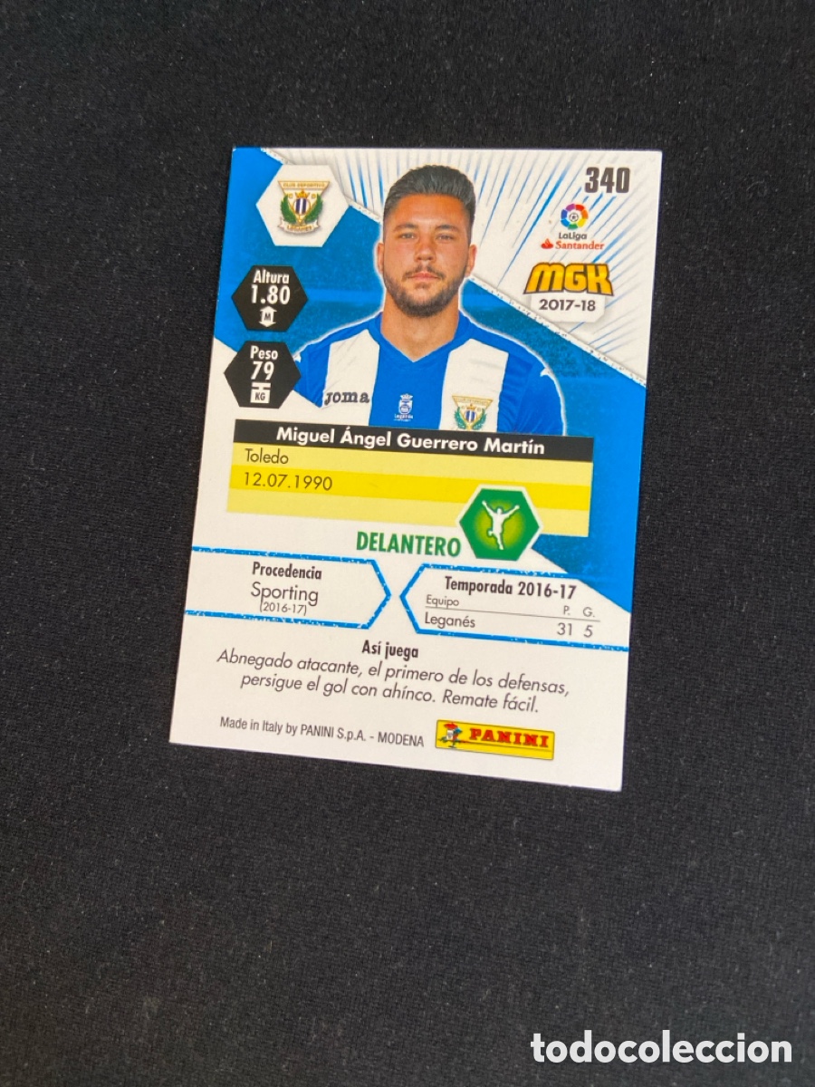 Cromos de f&uacute;tbol: GUERRERO 340 (LEGAN&Eacute;S) MEGA - Foto 2