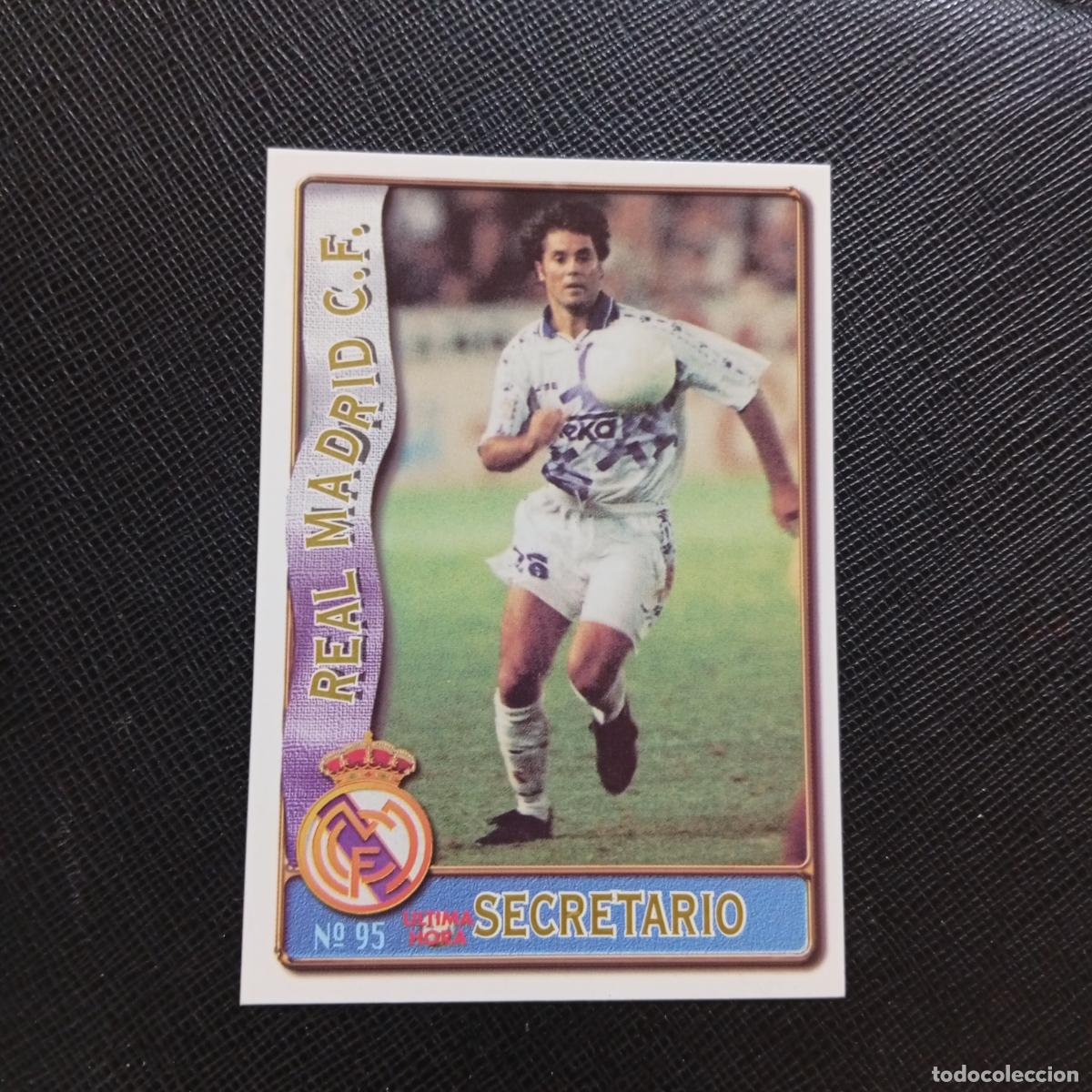 Cromos de F&uacute;tbol: 95 SECRETARIO REAL MADRID MUNDICROMO 1996 1997 CROMO FUTBOL LIGA 96 97 - A207 PG133 ULTIMA HORA