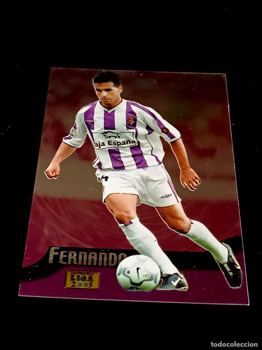 Cromos de F&uacute;tbol: 324 FERNANDO (MEJOR 2002) - REAL VALLADOLID - MUNDICROMO 2003