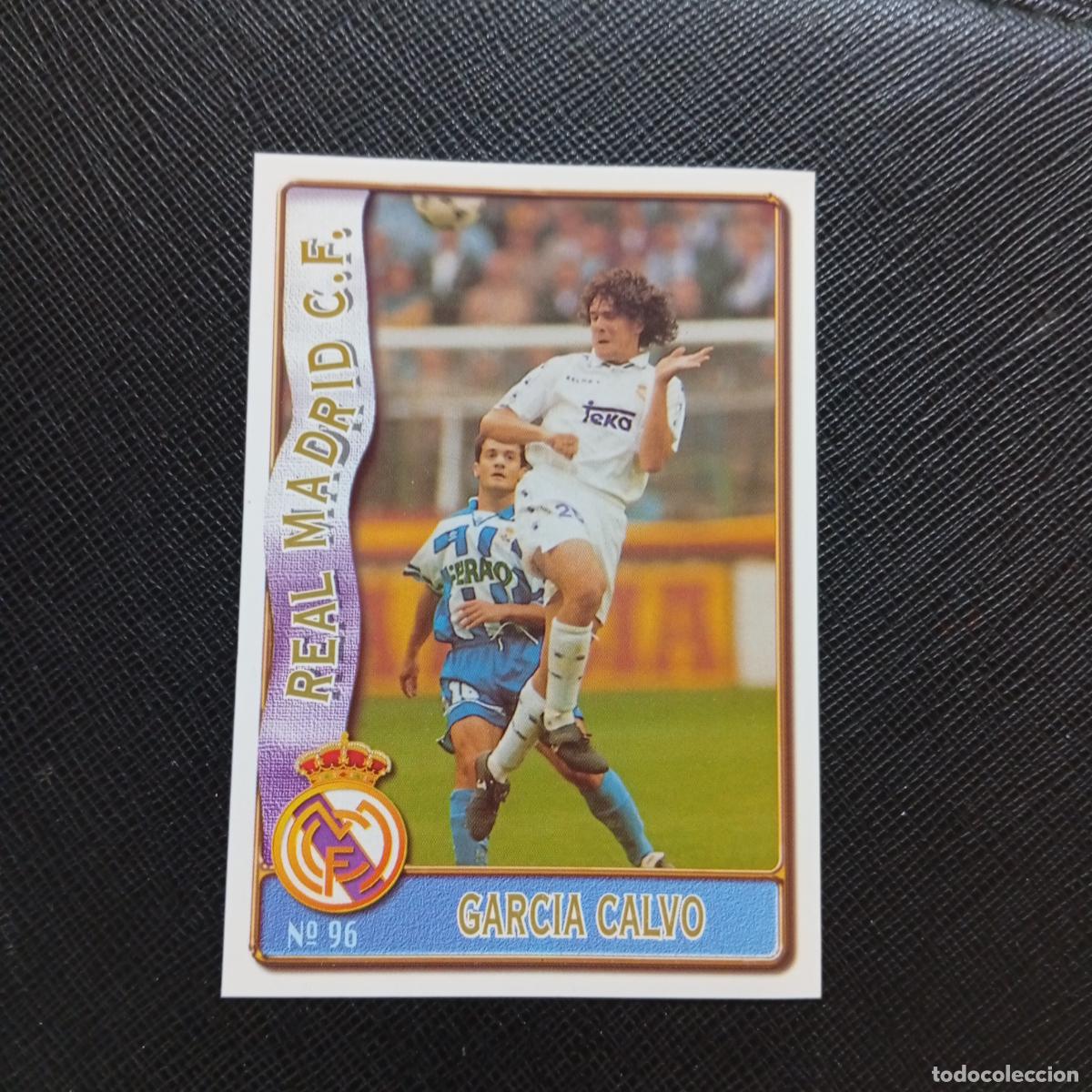 Cromos de F&uacute;tbol: 96 GARCIA CALVO REAL MADRID MUNDICROMO 1996 1997 CROMO FUTBOL LIGA 96 97 - A207 PG140