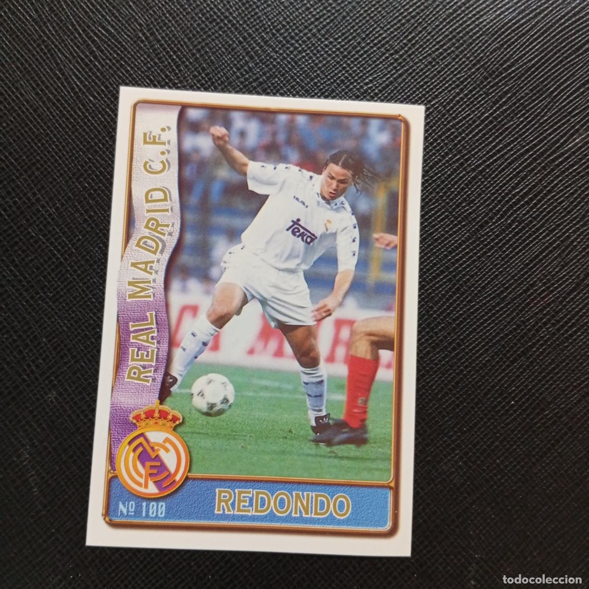Cromos de F&uacute;tbol: 100 REDONDO REAL MADRID MUNDICROMO 1996 1997 CROMO FUTBOL LIGA 96 97 - A207 PG140
