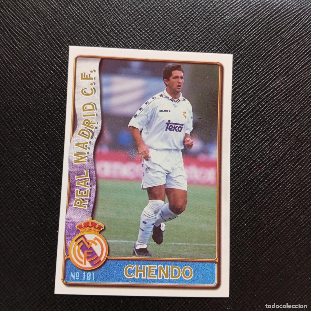 Cromos de F&uacute;tbol: 101 CHENDO REAL MADRID MUNDICROMO 1996 1997 CROMO FUTBOL LIGA 96 97 - A207 PG140