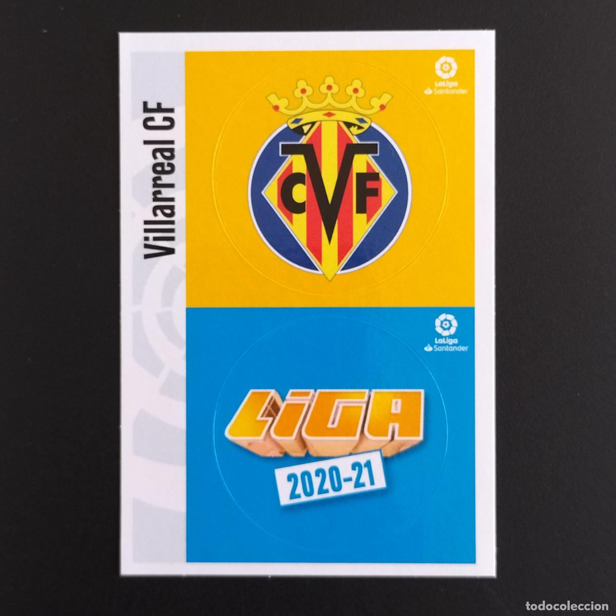 Cromos de F&uacute;tbol: ESCUDO LOGO VILLARREAL CROMOS LALIGA SANTANDER ESTE 2020 2021 20 21 LIGA PANINI
