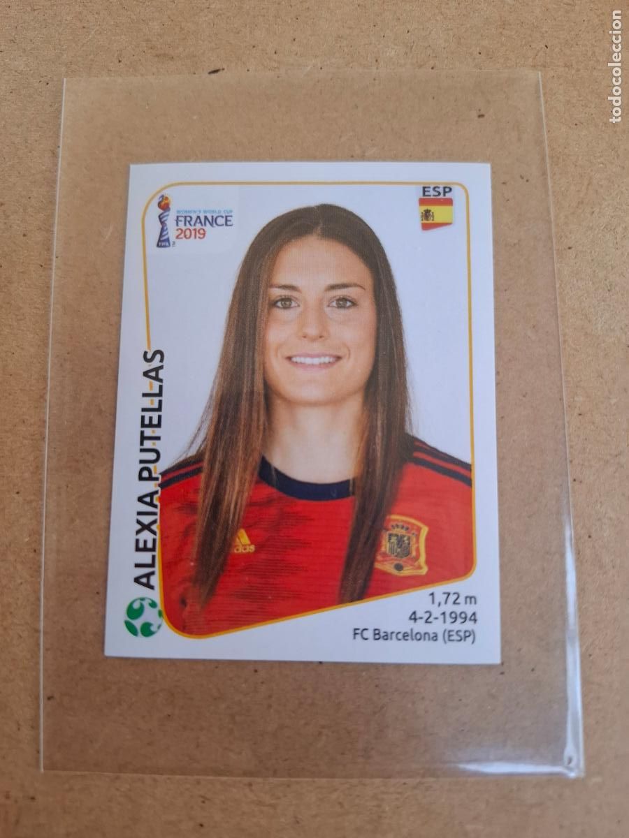 Cromos de F&uacute;tbol: FIFA WOMENS WORLD CUP FRANCE FRANCIA 2019 - PANINI - 155 ALEXIA PUTELLAS ESPA&Ntilde;A - NUNCA PEGADO CP4