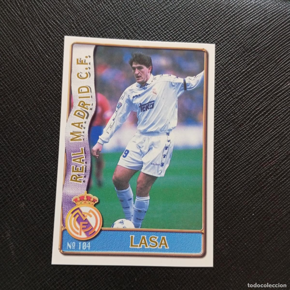 Cromos de F&uacute;tbol: 104 LASA REAL MADRID MUNDICROMO 1996 1997 CROMO FUTBOL LIGA 96 97 - A207 PG148