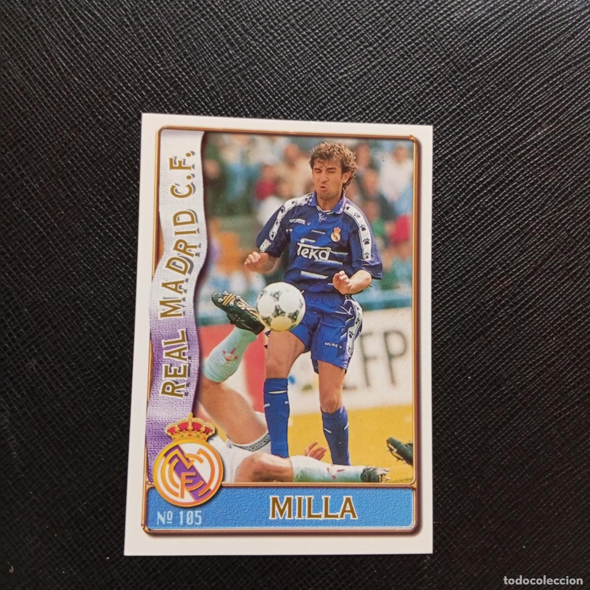 Cromos de F&uacute;tbol: 105 MILLA REAL MADRID MUNDICROMO 1996 1997 CROMO FUTBOL LIGA 96 97 - A207 PG148
