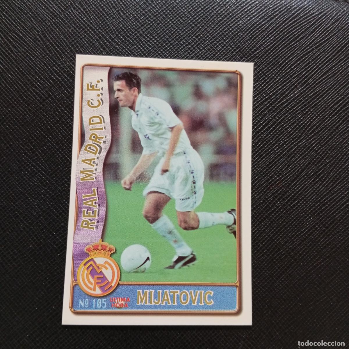 Cromos de F&uacute;tbol: 105 MIJATOVIC REAL MADRID MUNDICROMO 1996 1997 CROMO FUTBOL LIGA 96 97 - A207 PG148 ULTIMA HORA