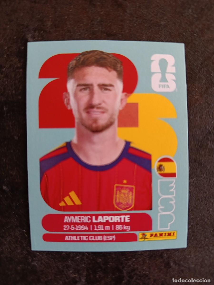 Fu&szlig;ball-Sticker: FIFA WORLD CUP 2026 PANINI. #ESP 4. AYMERIC LAPORTE. ESPA&Ntilde;A