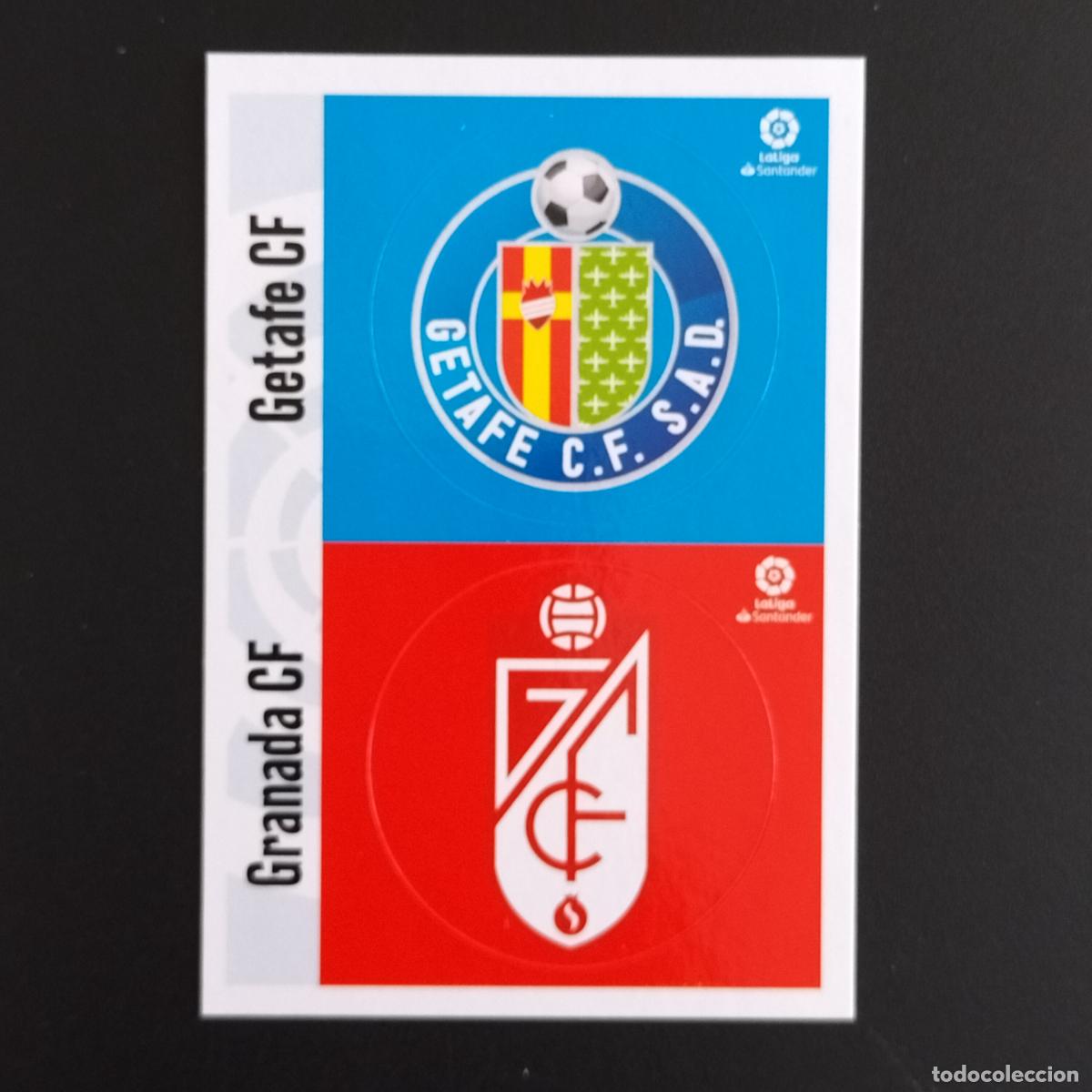 Cromos de F&uacute;tbol: ESCUDO LOGO GETAFE Y GRANADA CROMOS LALIGA SANTANDER ESTE 2020 2021 20 21 LIGA PANINI