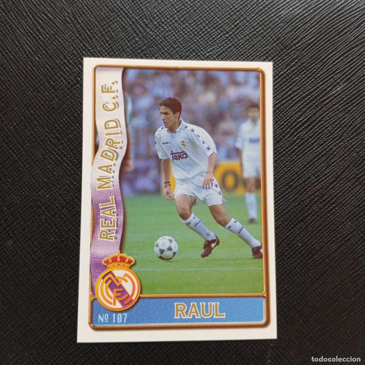 Cromos de F&uacute;tbol: 107 RAUL REAL MADRID MUNDICROMO 1996 1997 CROMO FUTBOL LIGA 96 97 - A207 PG148