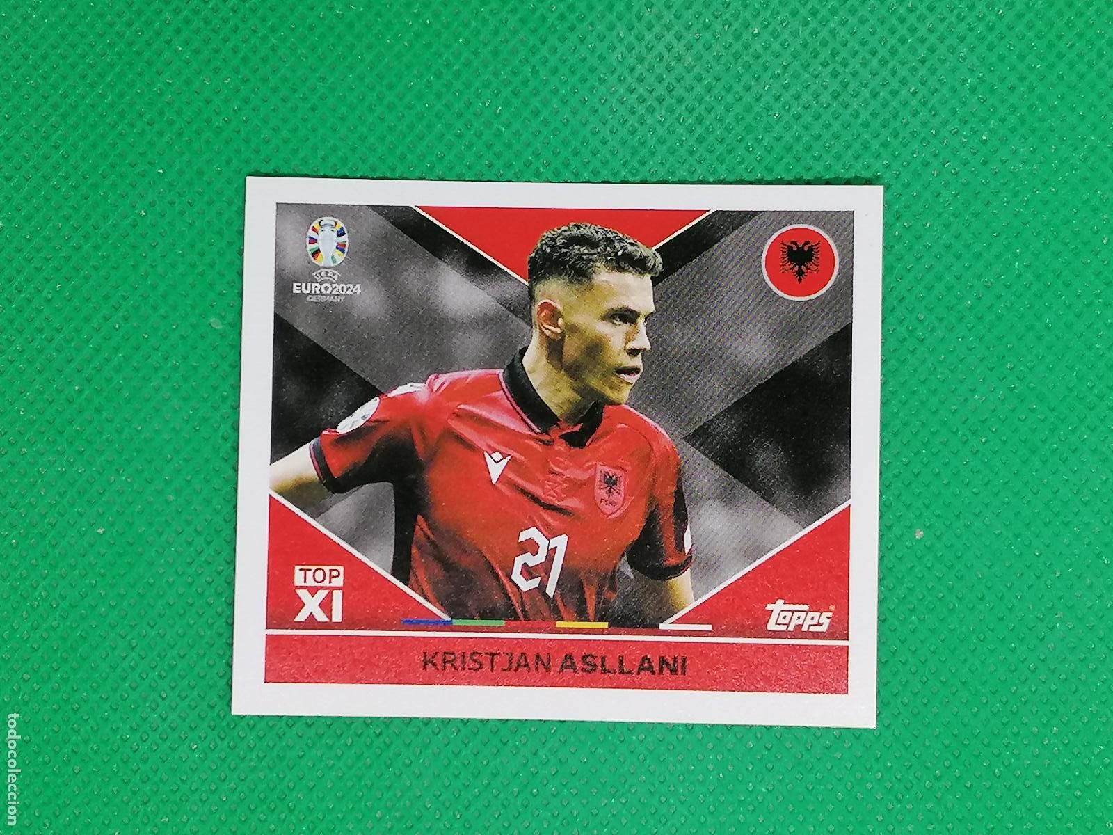 Cromos de F&uacute;tbol: ALB TOP2 ALBTOP2 KRISTJAN ASLLANI ALBANIA ⚽ TOPPS EURO 2024 24 GERMANY STICKERS ⚽