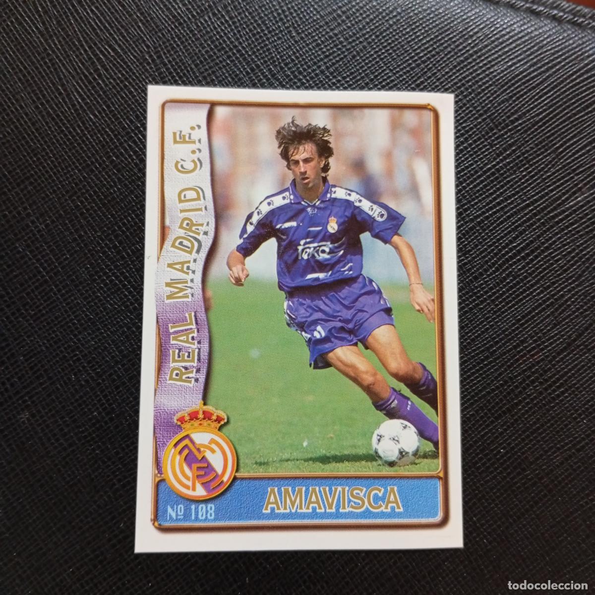 Cromos de F&uacute;tbol: 108 AMAVISCA REAL MADRID MUNDICROMO 1996 1997 CROMO FUTBOL LIGA 96 97 - A207 PG148