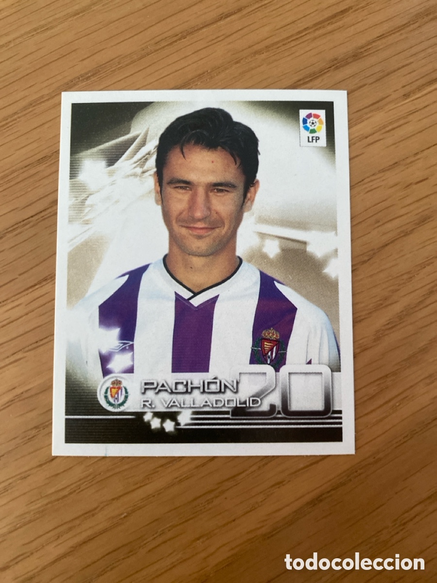 Cromos de F&uacute;tbol: Cromo panini 370 superliga de Estrellas 2002 2003 Pachon Valladolid - Stickers album