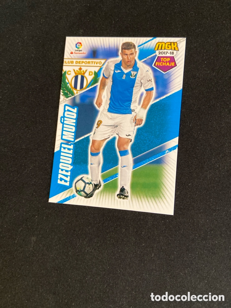 Cromos de F&uacute;tbol: EZEQUIEL MU&Ntilde;OZ 344 TOP FICHAJE (LEGAN&Eacute;S)