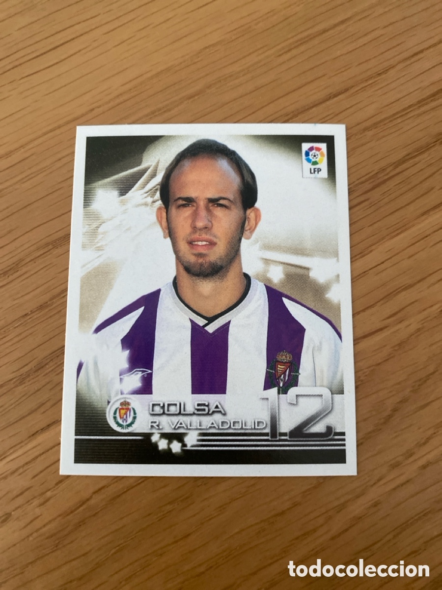 Cromos de F&uacute;tbol: Cromo panini 362 superliga de Estrellas 2002 2003 Colsa Valladolid - Stickers album