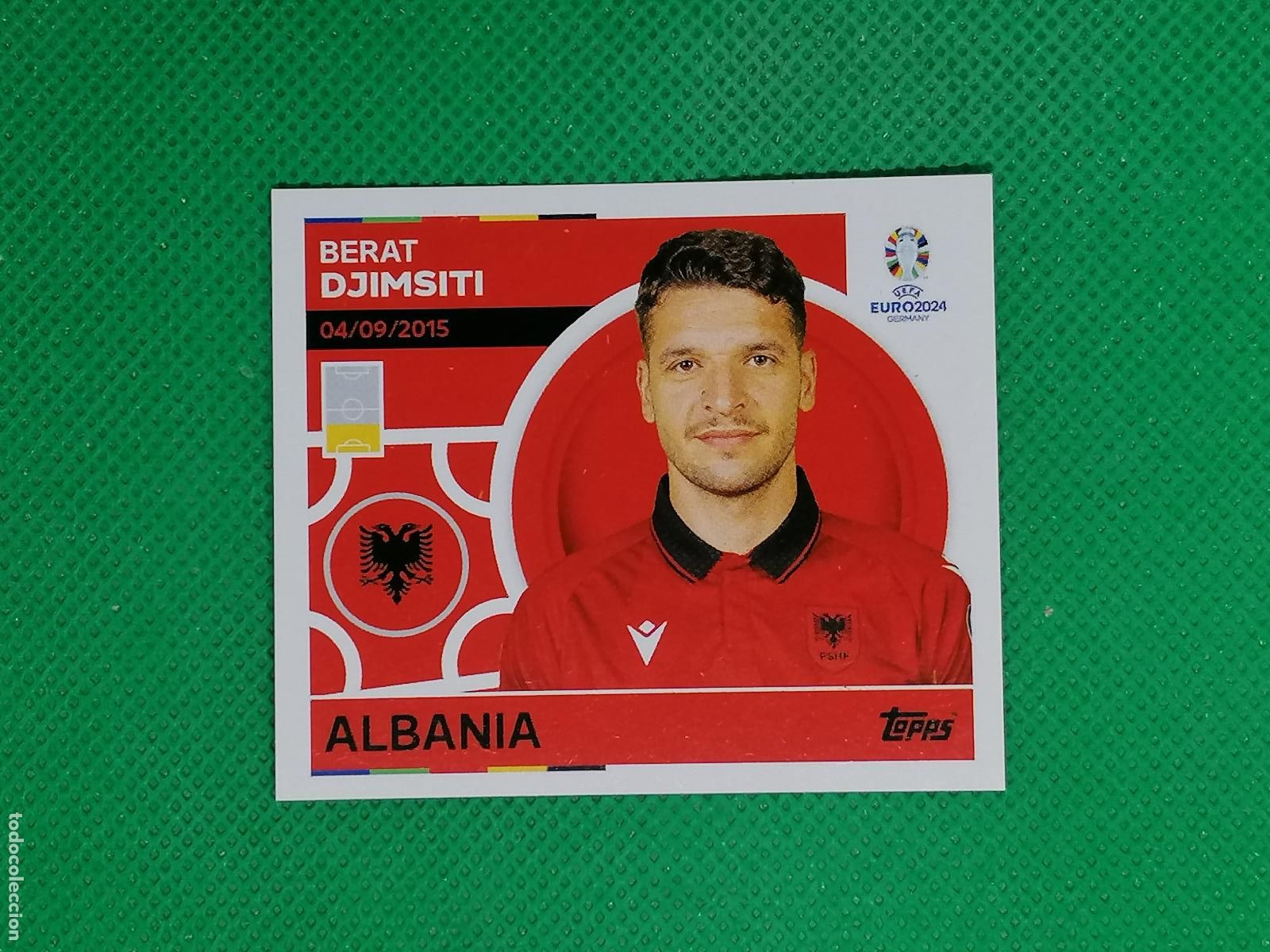 Cromos de F&uacute;tbol: ALB 6 ALB6 BERAT DJIMSITI ALBANIA ⚽ TOPPS EURO 2024 24 GERMANY STICKERS ⚽