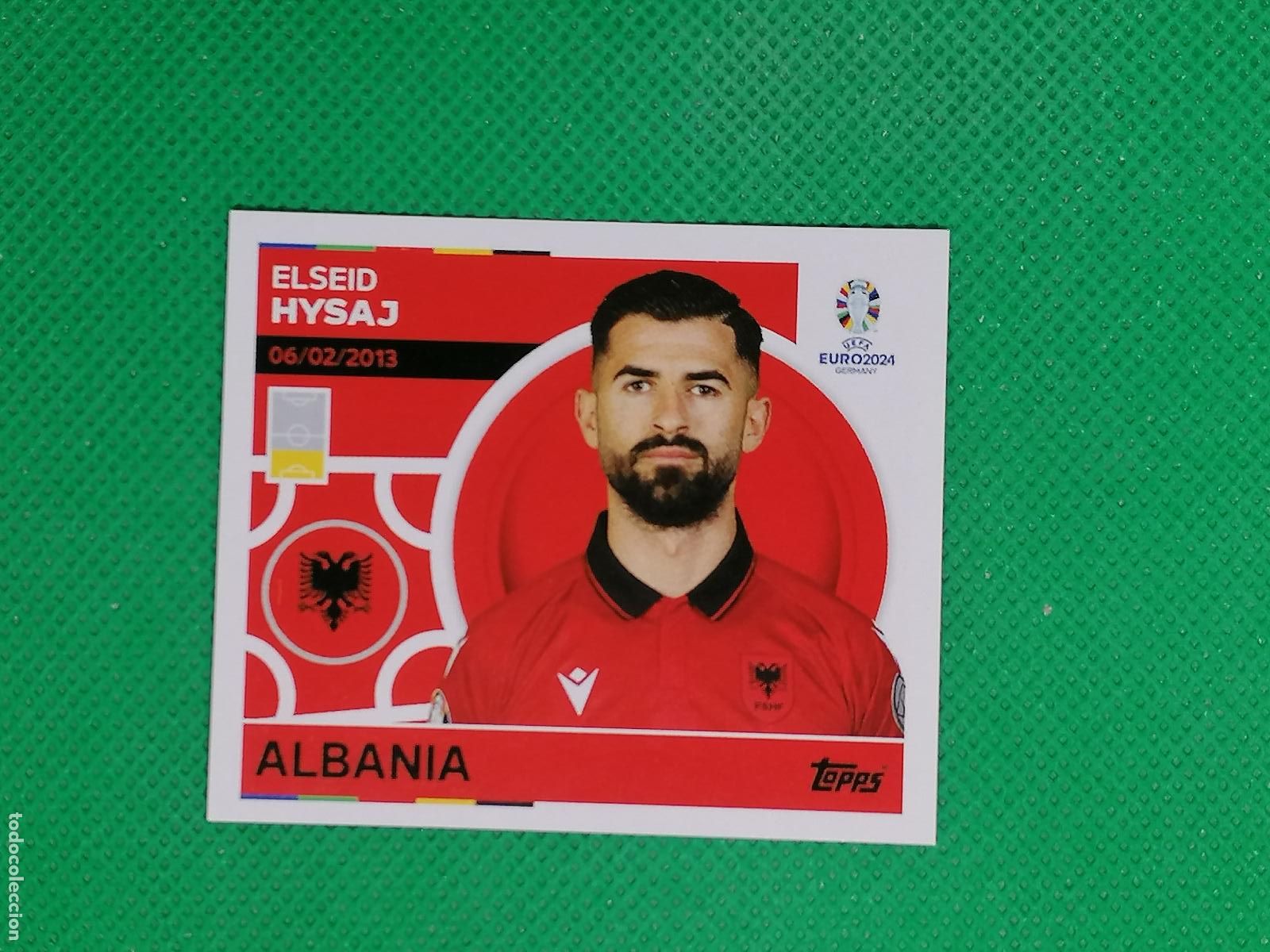 Cromos de F&uacute;tbol: ALB 7 ALB7 ELSEID HYSAJ ALBANIA ⚽ TOPPS EURO 2024 24 GERMANY STICKERS ⚽