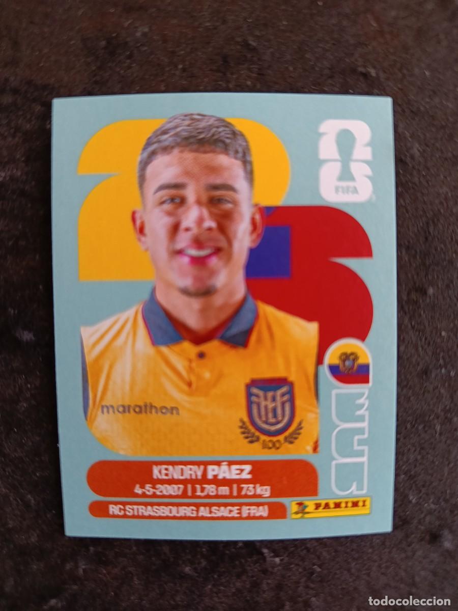 Cromos de Futebol: FIFA WORLD CUP 2026 PANINI. #ECU 11. KENDRY P&Aacute;EZ. ECUADOR
