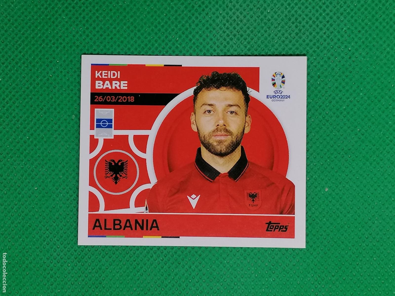 Cromos de F&uacute;tbol: ALB 10 ALB10 KEIDI BARE ALBANIA ⚽ TOPPS EURO 2024 24 GERMANY STICKERS ⚽