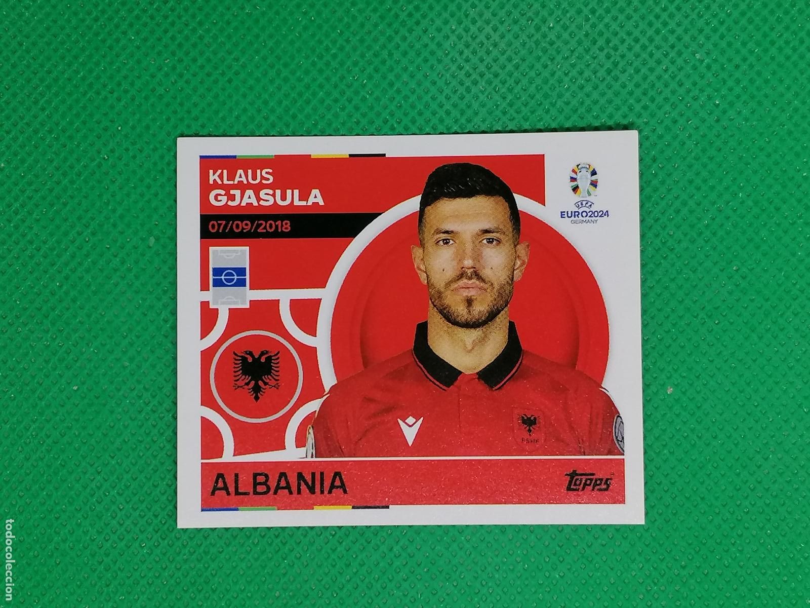 Cromos de F&uacute;tbol: ALB 11 ALB11 KLAUS GJASULA ALBANIA ⚽ TOPPS EURO 2024 24 GERMANY STICKERS ⚽