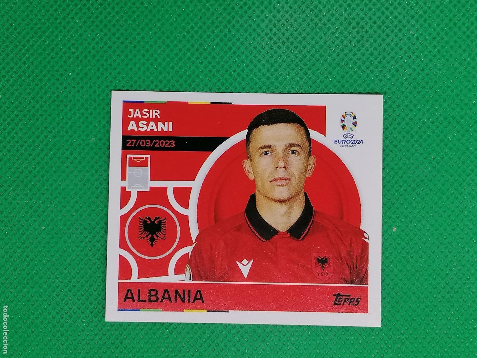 Cromos de F&uacute;tbol: ALB 16 ALB16 JASIR ASANI ALBANIA ⚽ TOPPS EURO 2024 24 GERMANY STICKERS ⚽