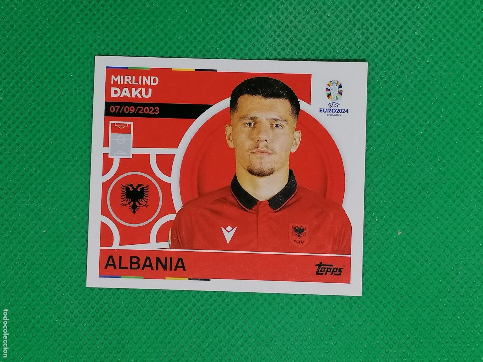 Cromos de F&uacute;tbol: ALB 20 ALB20 MIRLIND DAKU ALBANIA ⚽ TOPPS EURO 2024 24 GERMANY STICKERS ⚽