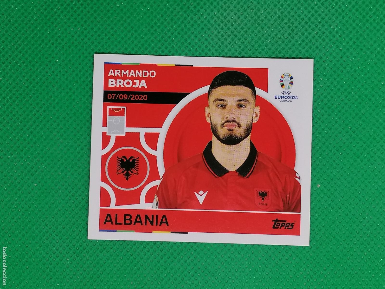 Cromos de F&uacute;tbol: ALB 21 ALB21 ARMANDO BROJA ALBANIA ⚽ TOPPS EURO 2024 24 GERMANY STICKERS ⚽