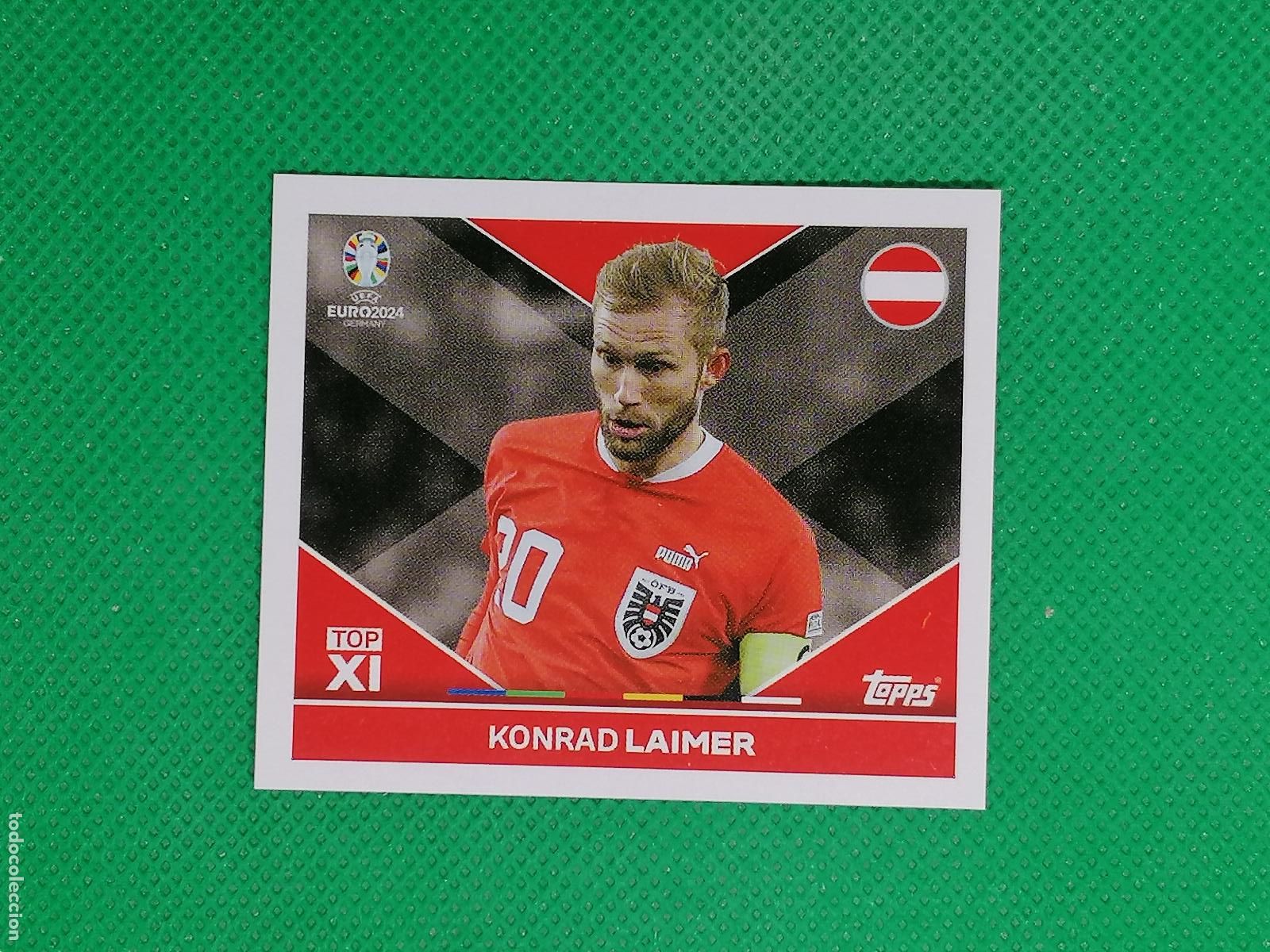 Cromos de F&uacute;tbol: AUT TOP1 AUT TOP 1 KONRAD LAIMER AUSTRIA ⚽ TOPPS EURO 2024 24 GERMANY STICKERS ⚽