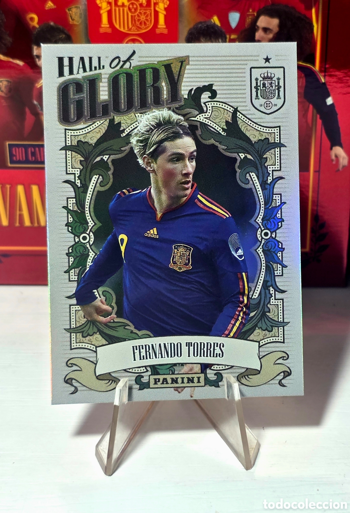 Cromos de F&uacute;tbol: Fernando Torres Hall of Glory Tributo Panini Selecci&oacute;n Espa&ntilde;ola (2010-2026) Vamos Campeones