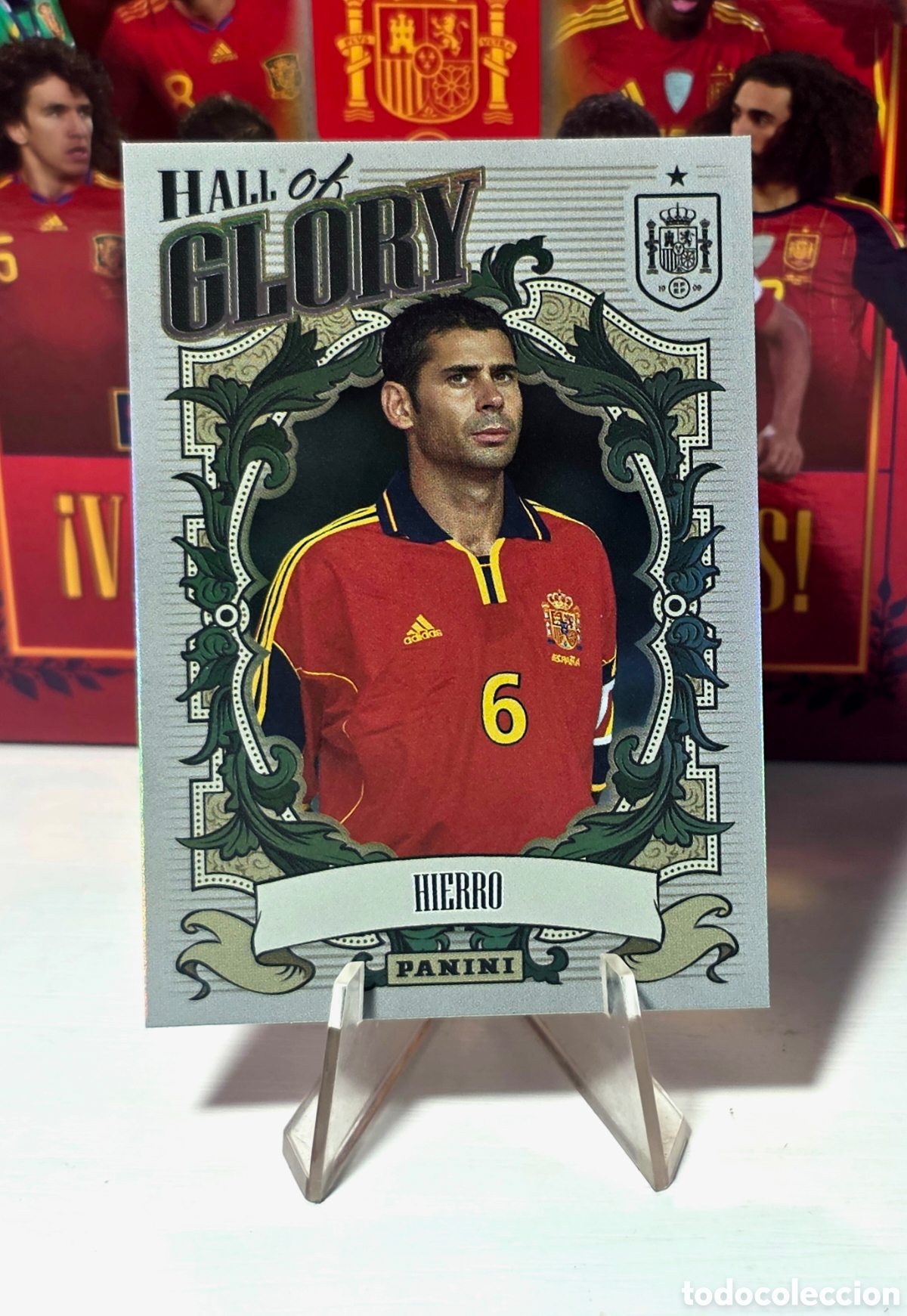 Cromos de F&uacute;tbol: Fernando Hierro Hall of Glory Tributo Panini Selecci&oacute;n Espa&ntilde;ola (2010-2026) Vamos Campeones