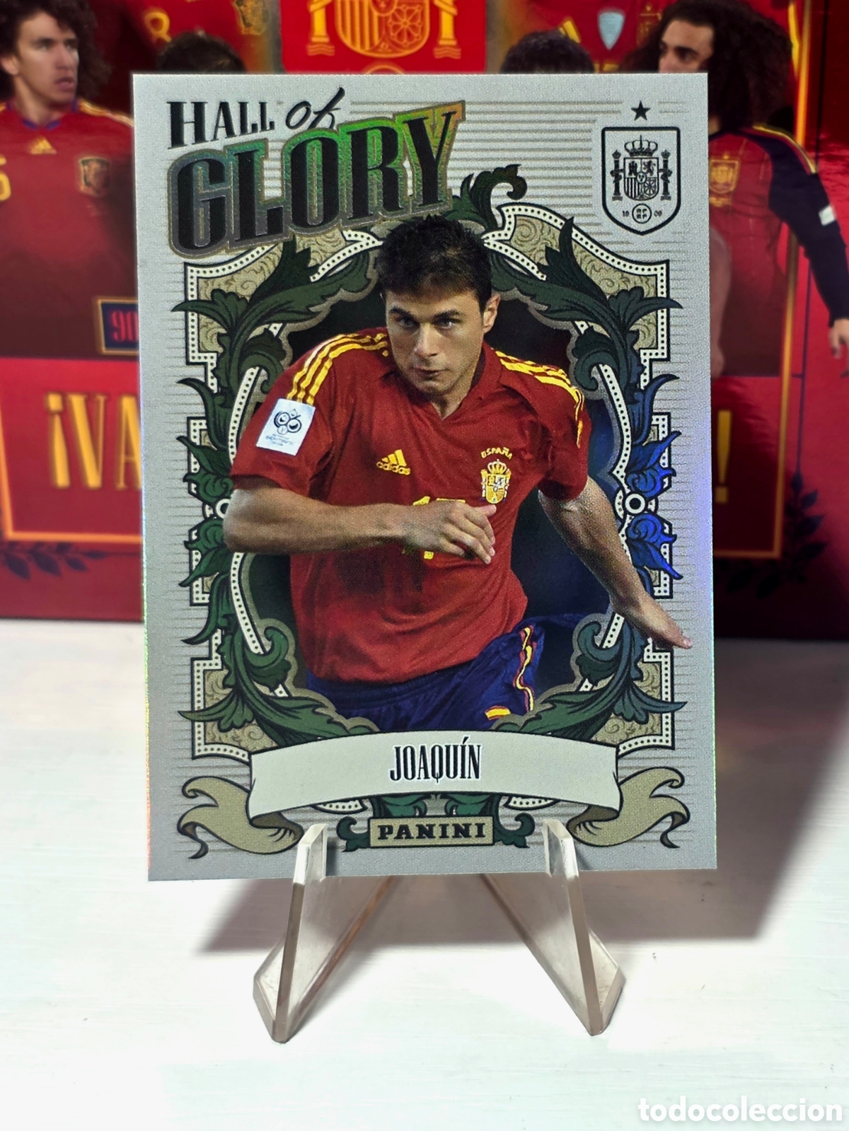 Cromos de F&uacute;tbol: Joaqu&iacute;n Hall of Glory Tributo Panini Selecci&oacute;n Espa&ntilde;ola (2010-2026) Vamos Campeones