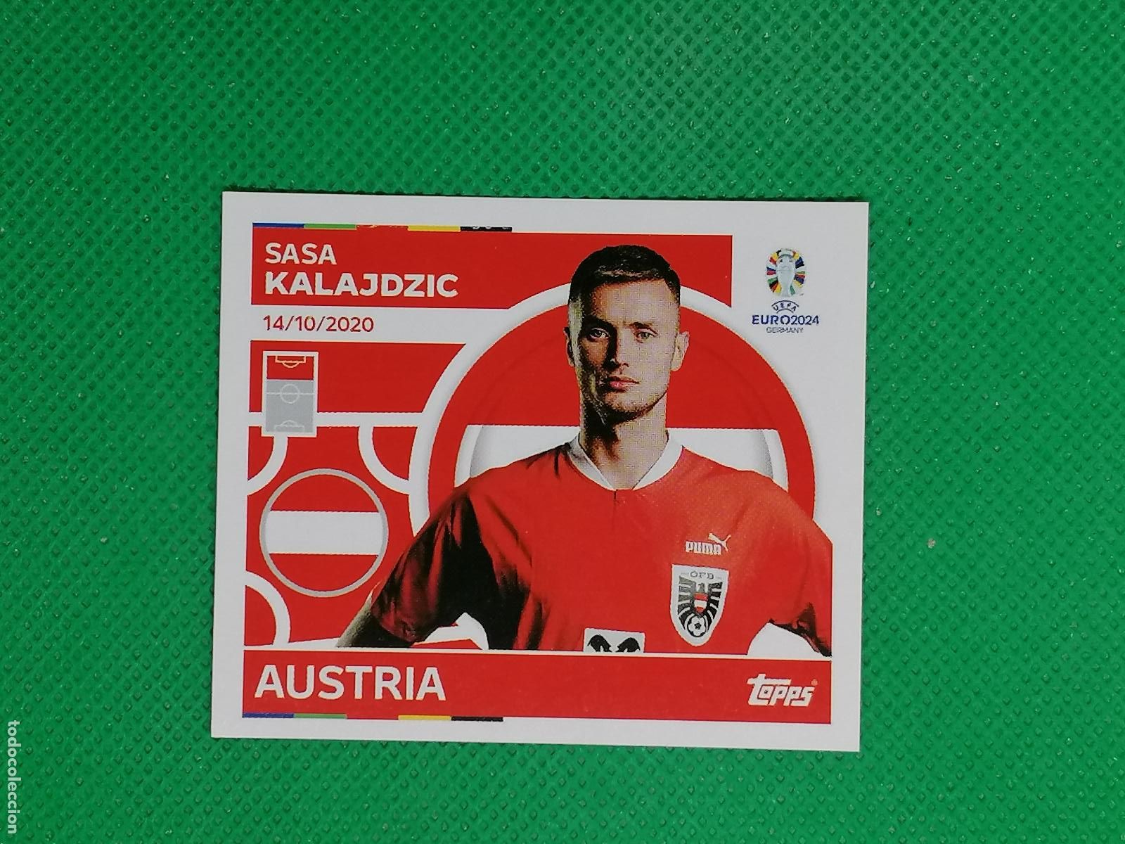 Cromos de F&uacute;tbol: AUT 19 AUT19 SAS KALAJDZIC AUSTRIA ⚽ TOPPS EURO 2024 24 GERMANY STICKERS ⚽