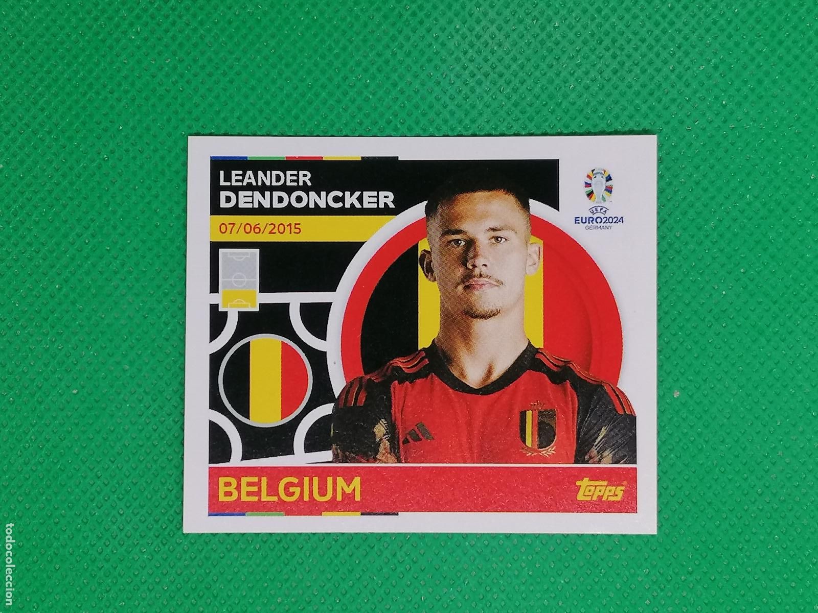 Cromos de F&uacute;tbol: BEL 11 BEL11 LEANDER DENDONCKER BELGICA ⚽ TOPPS EURO 2024 24 GERMANY STICKERS ⚽