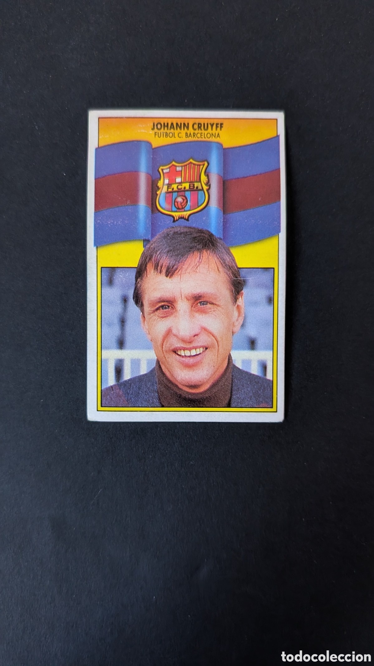 Cartes &agrave; collectionner de Football: JOHANN CRUYFF ENTRENADOR BARCELONA LIGA ESTE 1990/91 90 91 DESPEGADO