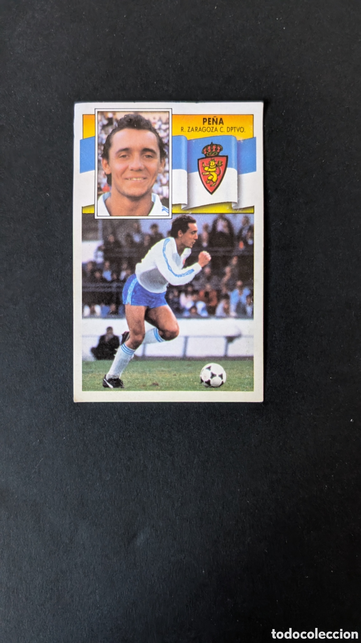 Cartes &agrave; collectionner de Football: PE&Ntilde;A ZARAGOZA VERSION LIGA ESTE 1990/91 90 91 DESPEGADO