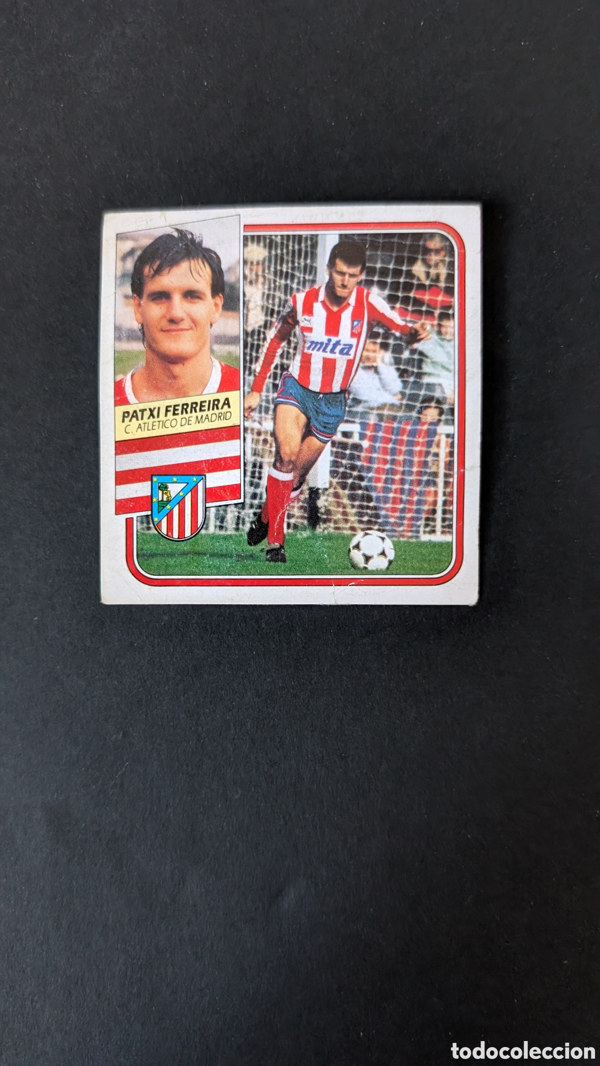 Cartes &agrave; collectionner de Football: PATXI FERREIRA ATLETICO MADRID FICHAJE 10 LIGA ESTE 1989/90 89 90 DESPEGADO