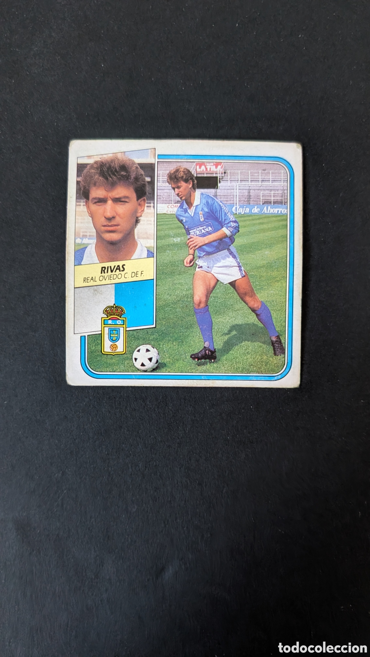 Figurine di Calcio: RIVAS OVIEDO FICHAJE 29 LIGA ESTE 1989/90 89 90 DESPEGADO